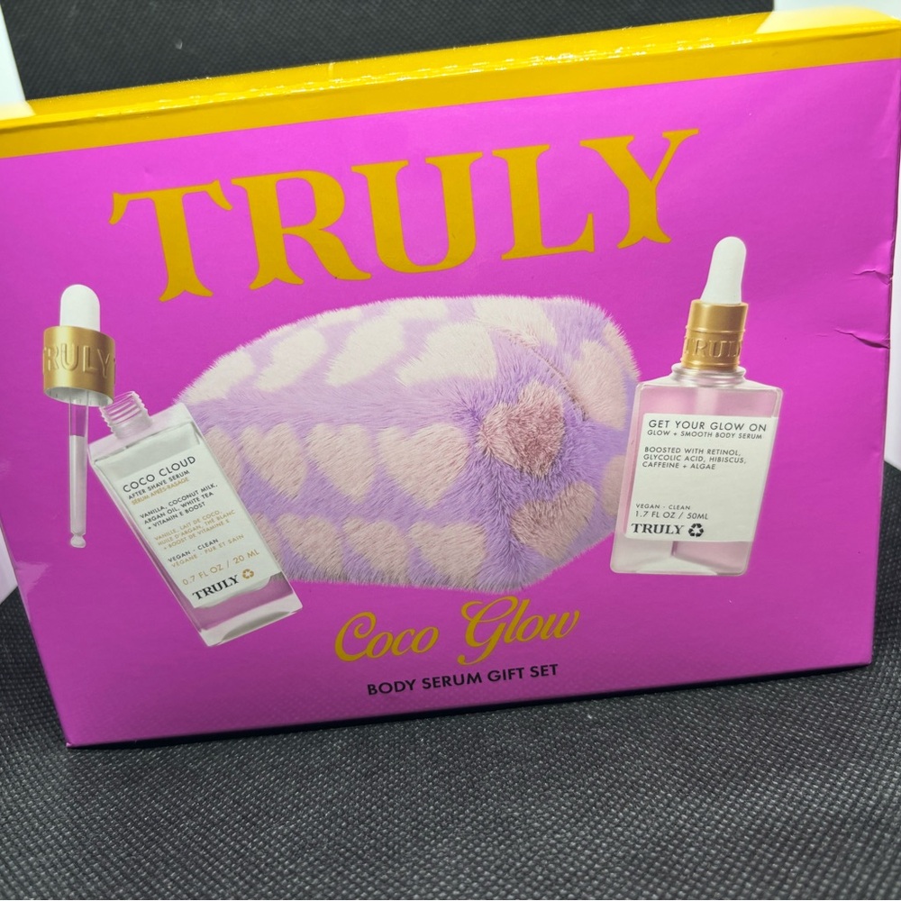 TRULY Coco Glow Body Serum Set with Purple and Gold